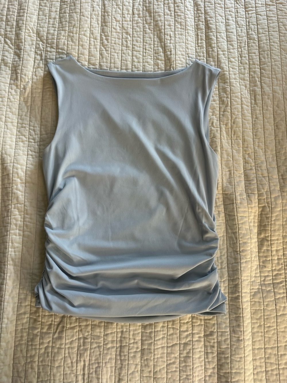 Open Edit Sleeveless Tank Top in Light Blue